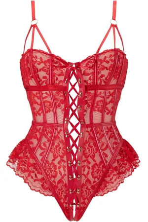 Ann Summers Boudoir Tease Lace Detail TeddyS