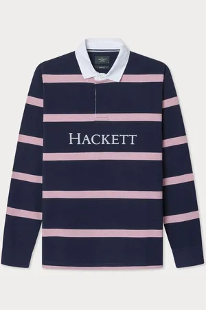 Hackett Heritage Regatta Striped Rugby PoloS
