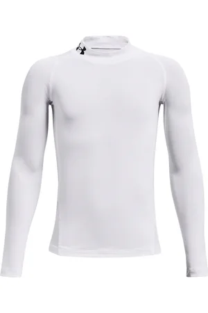 Under Armour Heat Geat Armour Mock Neck Long Sleeve TshirtYL
