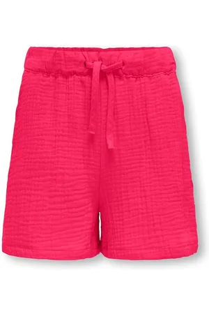 ONLY Pink Textured Tie Front Shorts158164 cm