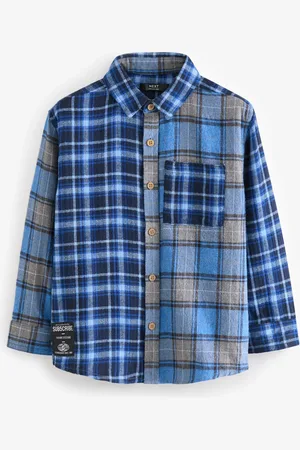 Next 100% Cotton Long Sleeve Check Shirt (3-16yrs)10 lat (140 cm)