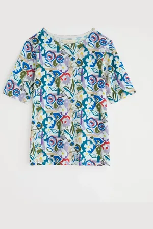 Seasalt Cornwall Poisson Printed 100% Cotton T-Shirt46