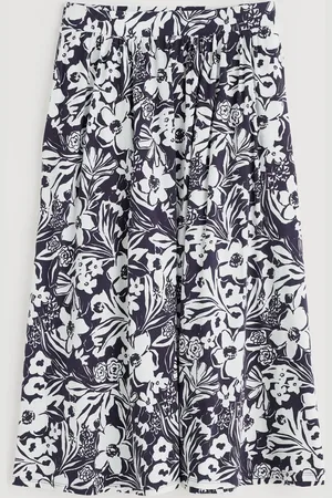 Seasalt Cornwall Ready Sail Printed Jersey Midi Skirt46