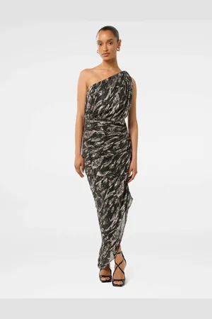 Forever New Petite Cassidy One Shoulder Midi Dress36