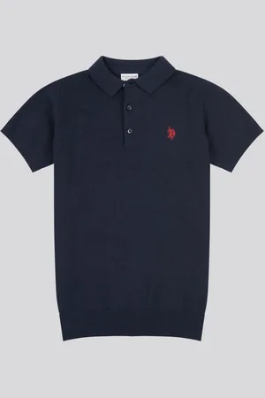 U.S. Polo Assn. U. S. Polo Assn. Boys Combed 100% Cotton Polo Shirt140146 cm