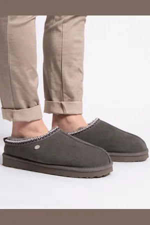 Just Sheepskin Mens Miles Swept Back Mule SlippersEU 41 (UK 8)