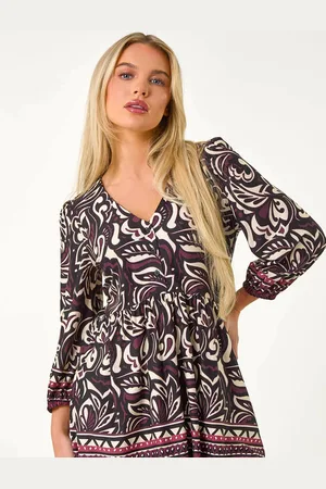 Roman Petite Floral V-Neck Tunic40