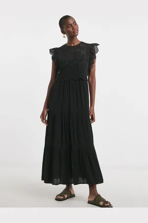 JD Williams Broderie 2 In 1 Maxi Dress40