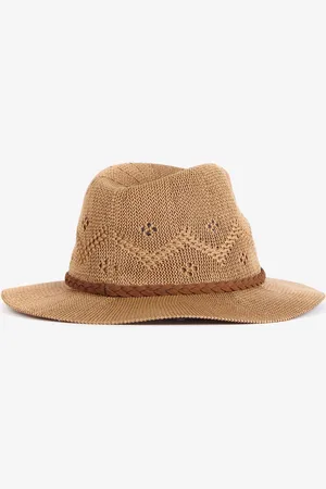 Barbour Flowerdale Crochet Trilby Summer HatL