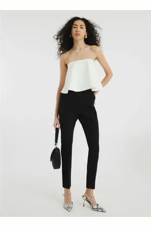 River Island Elasticated Cigarette TrousersEU 34 Long (UK 6 L)