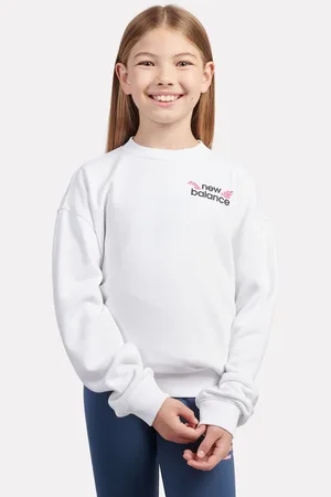 New Balance Kids Floral Back Graphic Crew Sweatshirt128134 cm