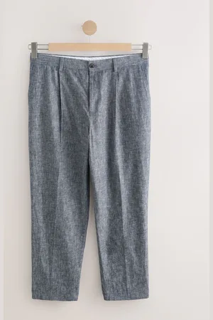 Next Slim Fit Linen Blend Suit Trousers34 S
