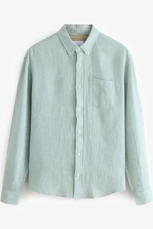 Next Cotton Linen Blend Long Sleeve ShirtXXXL