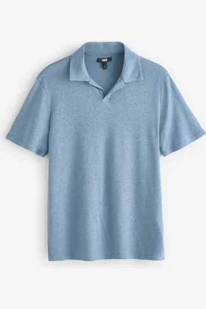 Paige Blue Shelton 100% Linen Polo ShirtX-Large