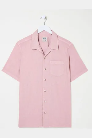 Fat Face FatFace Short Sleeve Bugle Linen Cotton ShirtS Reg