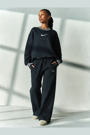 Nike Oversized Phoenix Fleece Graphic Long Crew Neck SweatshirtXS