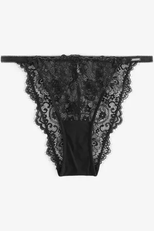 Boux Avenue Luna Tanga Black Briefs34