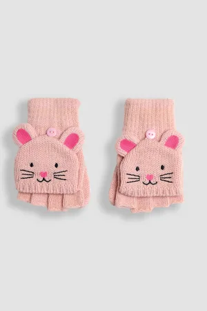 JoJo Maman Bébé Mouse Novelty Mittens With Fingers3