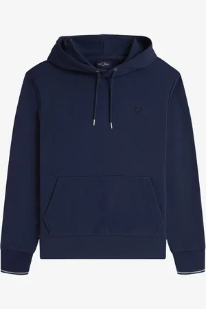 Fred Perry Tipped Overhead HoodieL