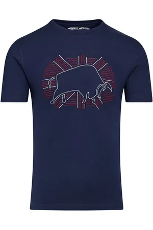 Raging Bull Blue Outburst 100% Organic Cotton Union Jack T-Shirt6X-L
