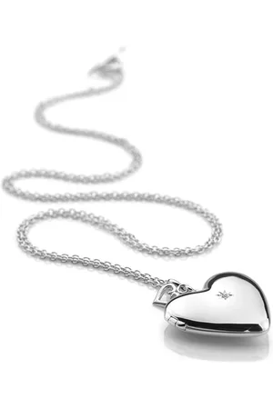 Hot Diamonds Silver Tone Romantic Heart Locket NecklaceJeden
