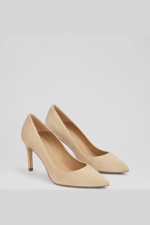 LK Bennett Floret Suede Pointed Toe CourtsEU 35 (UK 2)