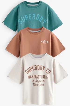 Superdry Collegiate T-Shirts 3 Pack140146 cm