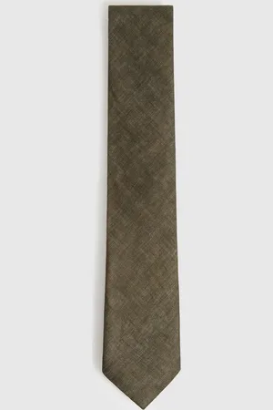 Reiss Elio Linen Textured Tieonesize
