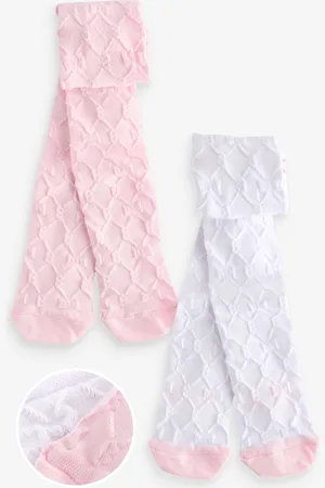 Ted Baker Różowo-kremowe rajstopy , 2 pary w opakowaniu5
