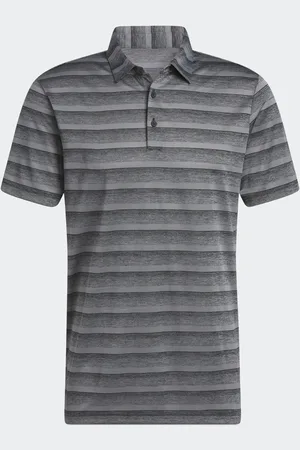 adidas Two Colour Striped Navy/White Polo ShirtM Reg
