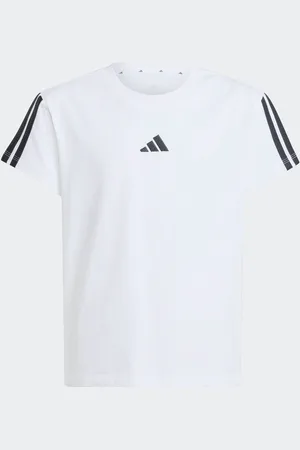 adidas 3 Stripe Essentials 100% Cotton T-Shirt14