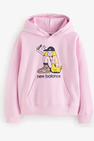 New Balance Girls Selfie Graphic Hoodie10