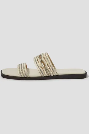 Monsoon Macy Diamante Strap Slide Sandalseu43