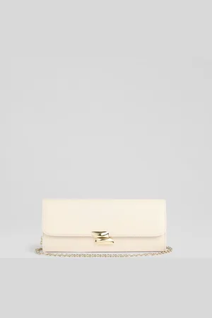 LK Bennett Daisy Nappa Leather Long Clasp Clutch BagJeden