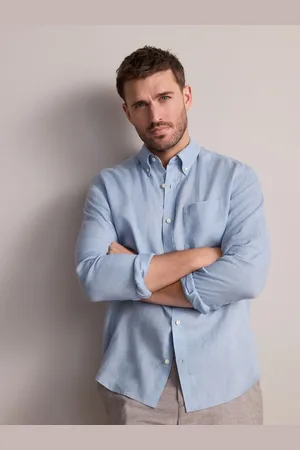 Next Signature 100% Linen Long Sleeve Shirt2X-L