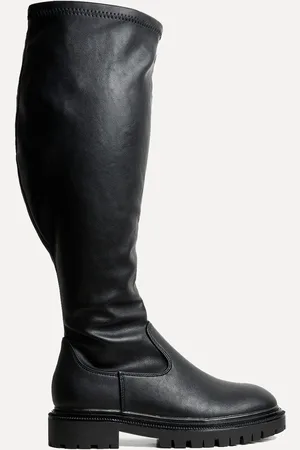 Linzi Briody Wide Fit PU Stretch High Leg BootsEU 38 (UK 5)