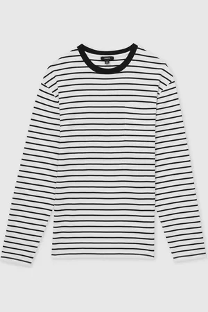 Reiss Eddie Breton-Stripe Long-Sleeve T-ShirtXL