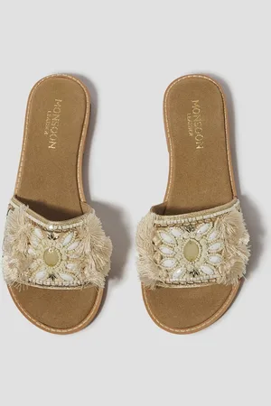Monsoon Eve Embellished Slide Sandalseu42