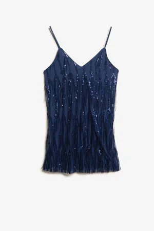 Superdry Fringe V-Neck Cami Mini Dress44