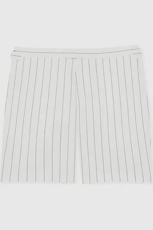 Reiss Regatta Cotton-Blend Pinstripe Shorts34 R