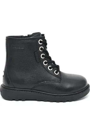 Toezone Angel Girls Leather Ortholite Ankle Black BootsEU 30 (UK 12)
