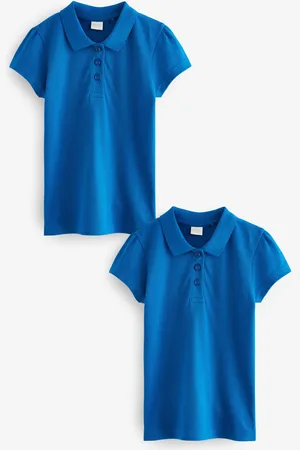 Next 100% Cotton Short Sleeve Polo Shirts 2 Pack (3-16yrs)10 lat (140 cm)