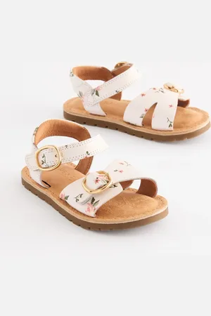 Next Leather Buckle Touch Fastening SandalsEU 19 (UK 3)