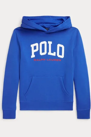 Ralph Lauren Boys Blue Logo Fleece Hoodie13 lat (158 cm)