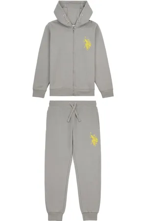 U.S. Polo Assn. U. S. Polo Assn U. S. Polo Assn. Boys 12cm Double Horsemen Zip Hoodie and Jogger Set24 Months (92cm)