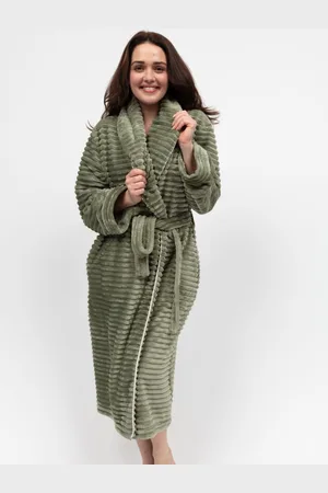 Cyberjammies Striped Sealskin Fleecy Dressing GownM