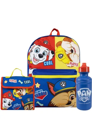 Character PAW Patrol Backpack Lunch Bag and Water Bottle SetJeden