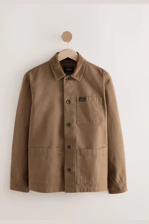 Next Canvas Chore 100% Cotton Jacket With Corduroy Collar2X-L