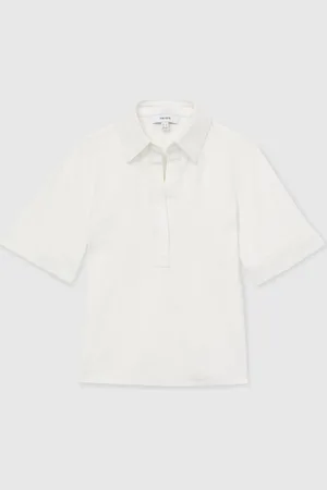 Reiss Astrid Open-Collar Polo Shirt42