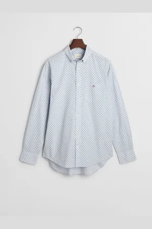 GANT Regular Fit 100% Cotton Micro Print ShirtL